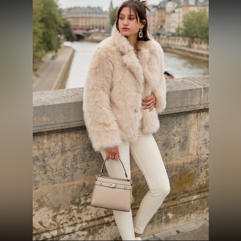 From Paris! Fabulous Faux Fur Jacket